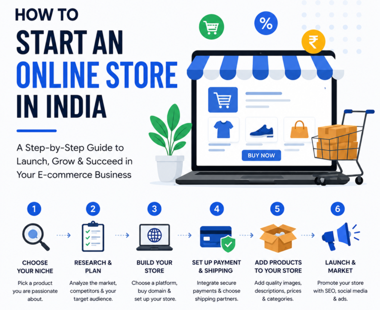 How to Start an Online Store in India: A Complete Step-by-Step Guide (2026)